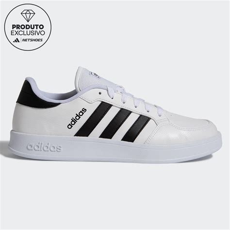 tênis adidas breaknet masculino - preto+branco|Tênis Adidas Breaknet Masculino .